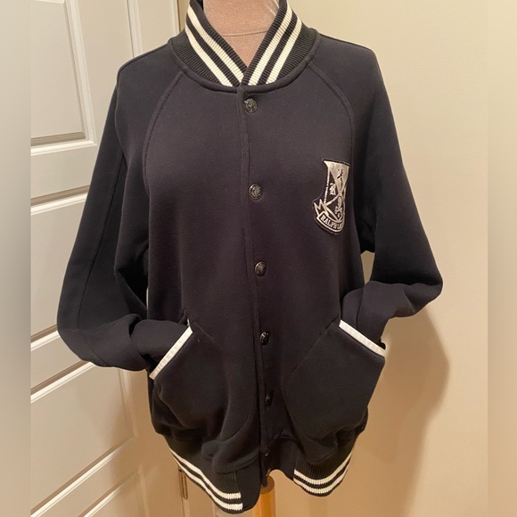 Polo Ralph Lauren Jackets & Blazers - Polo Ralph Lauren Black Varsity Jacket